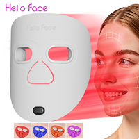 Red Light Therapy Photon Mask Hello Face M500S LED 630nm 850nm Near-Infrared Light Therapy Facial Mask Professional Beauty Care