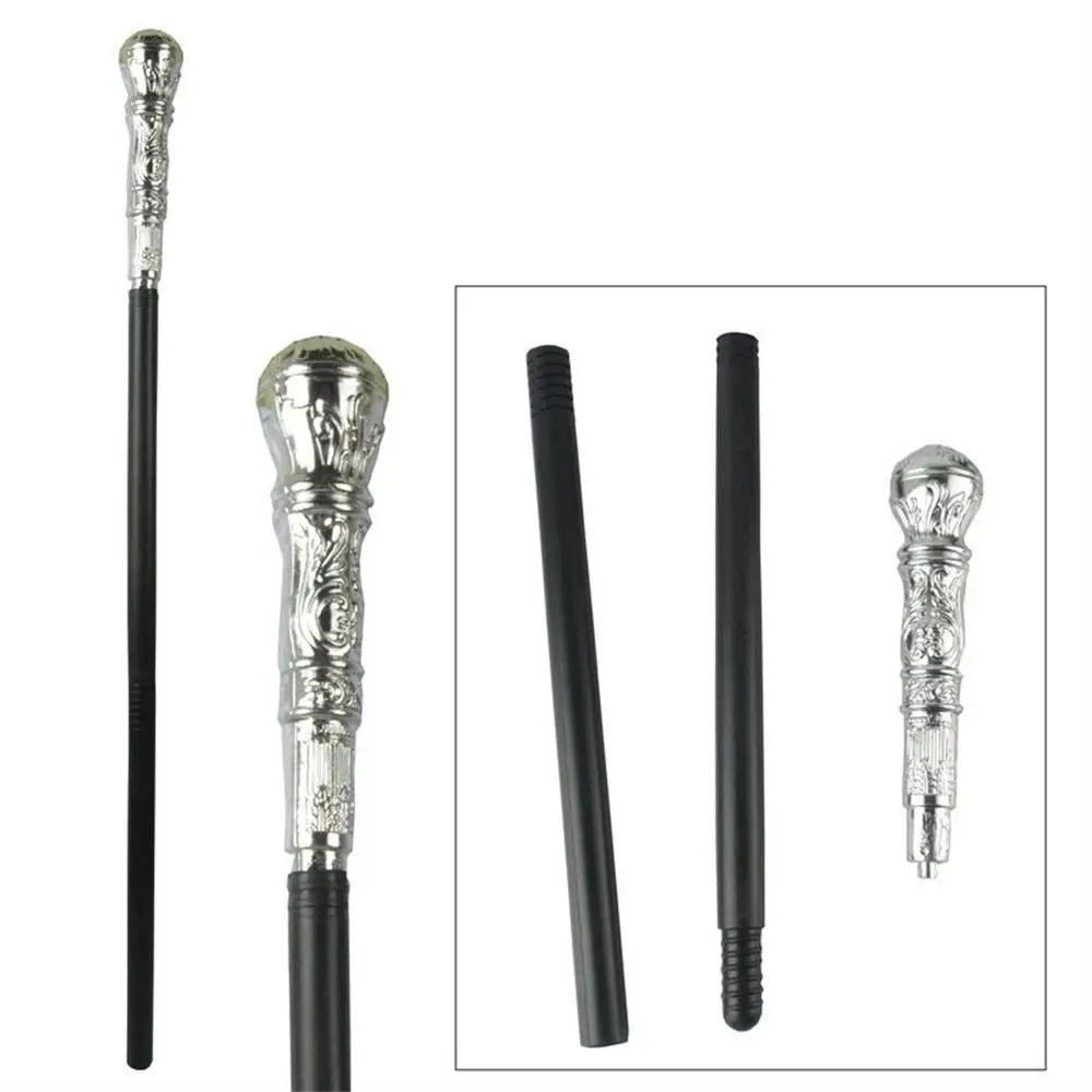 Round Handle Costumes Walking Cane King's Scepter Claw Ball Halloween Wand Elegant Royal King Halloween Walking Stick