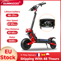 X7PRO 3600W Dual Motor Electric Scooter Max Speed 65km/h EScooter 11Inch Off-road 48V21AH Mileage 60KM Foldable Electric Scooter