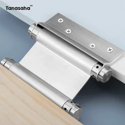 Free Door Hinge Double-sided Door Hinge Automatic Door Self Closing Hinge Stainless Steel Double Open Spring Fence Dedicated