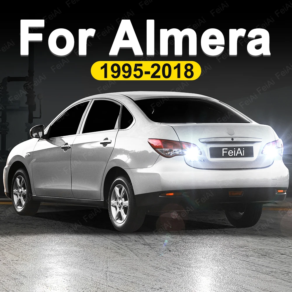 For Nissan Almera N15 N16 G15 LED Reverse Lights Almera Accessories 2000 2001 2002 2003 2004 2005 2006 2012 2013 2014 2015 2016