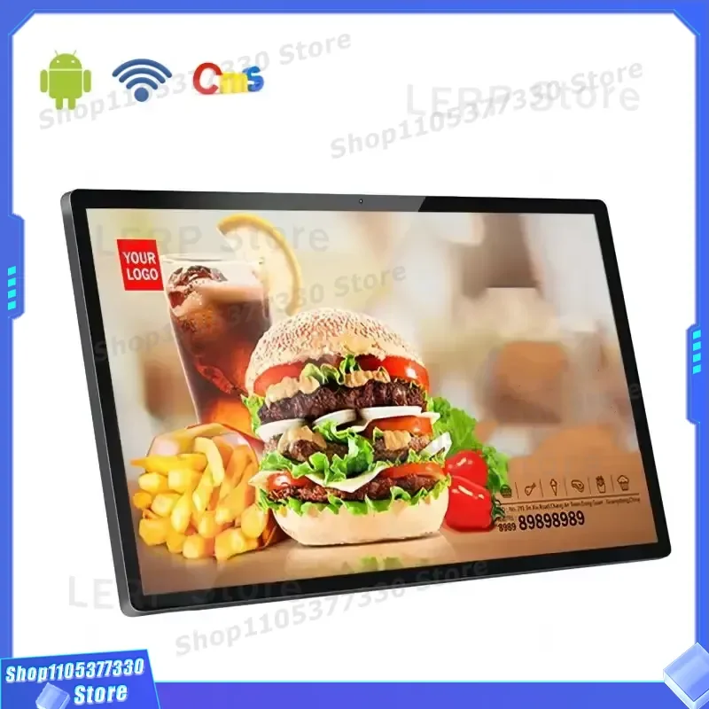 15.6 18.5 21.5 Inch Android Wifi Smart Display 2K HD Digital Signage Player Yodeck Media Advertising Screen for Business 24