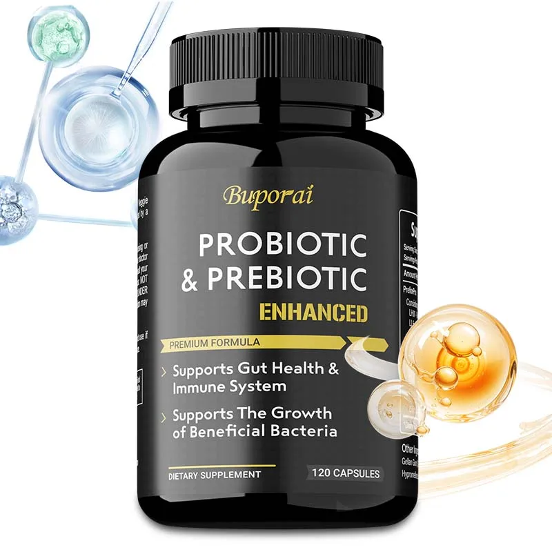 

Капсулы с пробиотиками и пребиотиками — способствуют улучшению пищеварения и здоровью кишечника, питают микрофлору кишечника и уменьшают вздутие и газообразование.