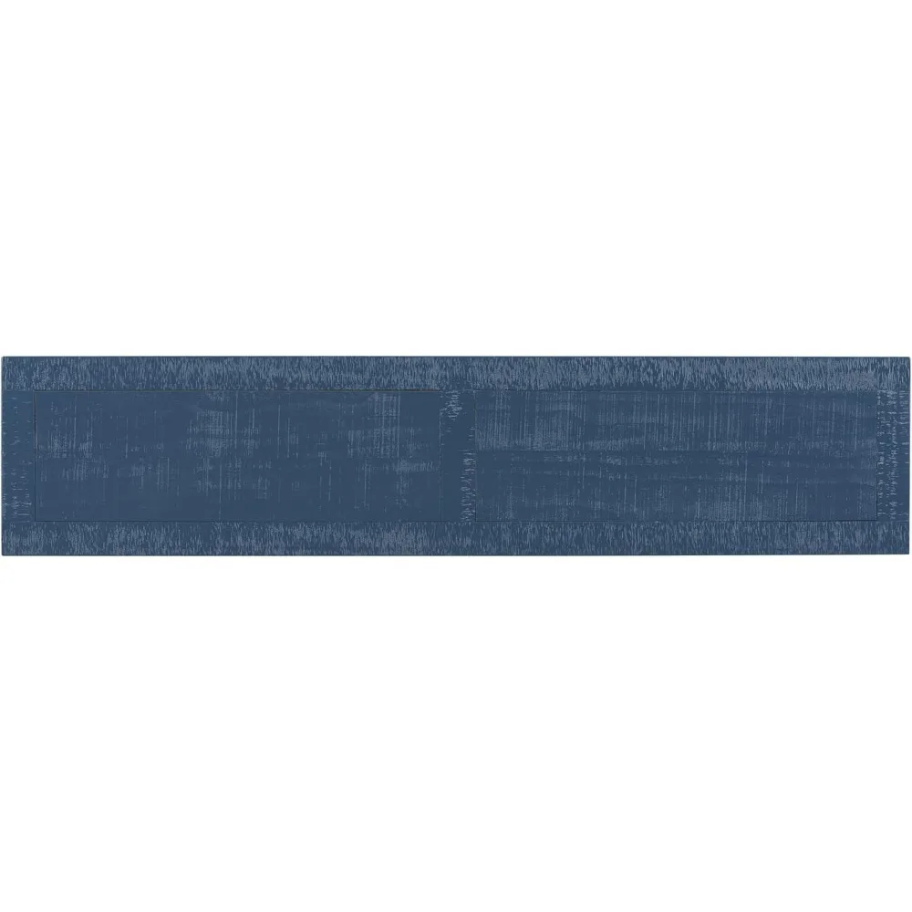 Meja Konsol Kayu Vintage - Meja Aksen Sempit 63 Inci untuk Ruang Tamu di Belakang Sofa dengan 2 Kaki Vas