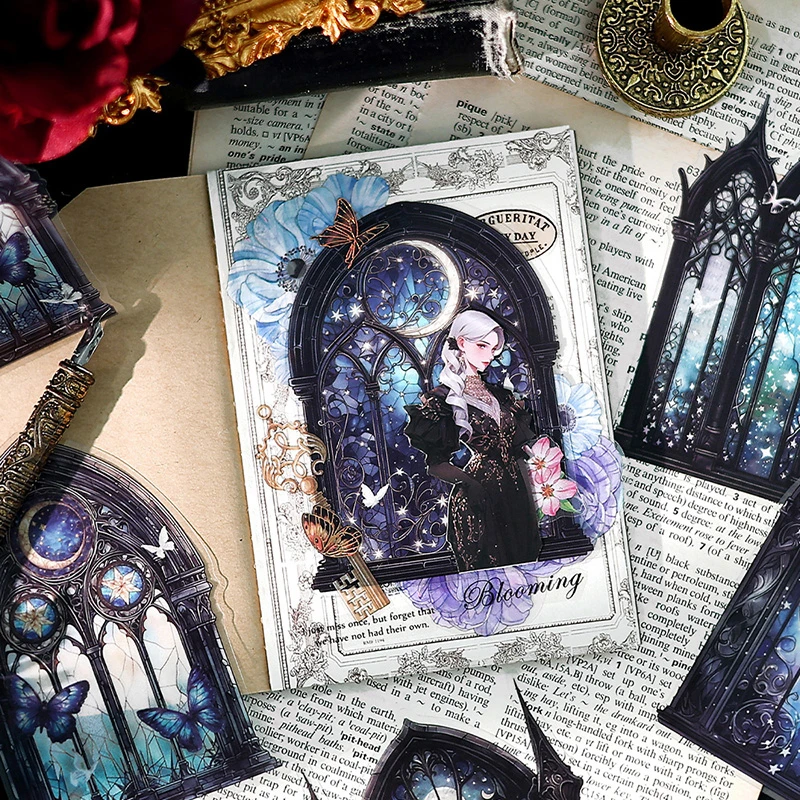 10 قطع من ملصقات تزيين الحيوانات الأليفة من سلسلة Manor Secret، مادة مثالية لمستلزمات سجل القصاصات بنفسك #5