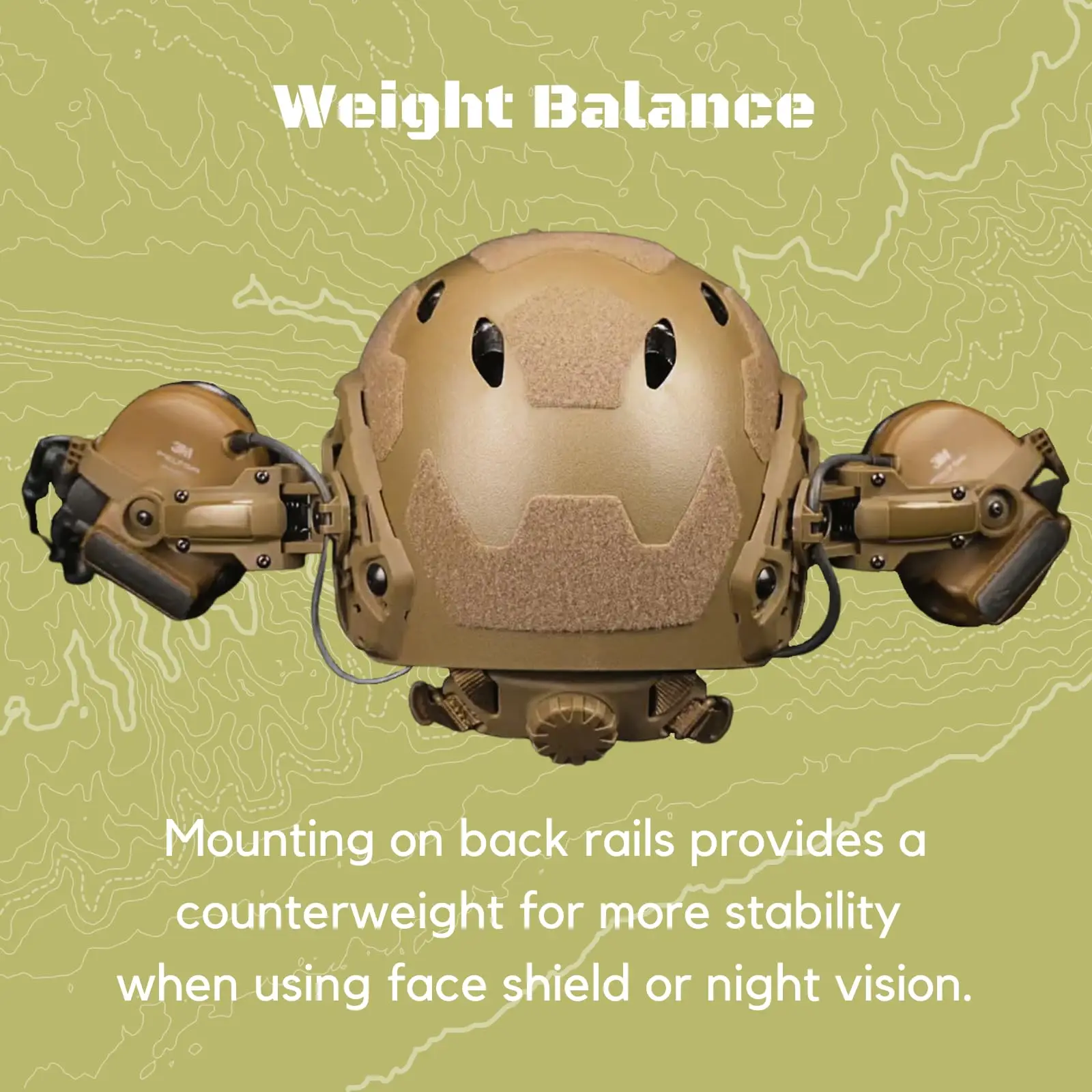 Тактический шлем OPS CORE ARC/Wendy M-LOK, адаптер для рельса, крепление для шлема, подходит для аксессуаров для гарнитуры для стрельбы COMTAC III