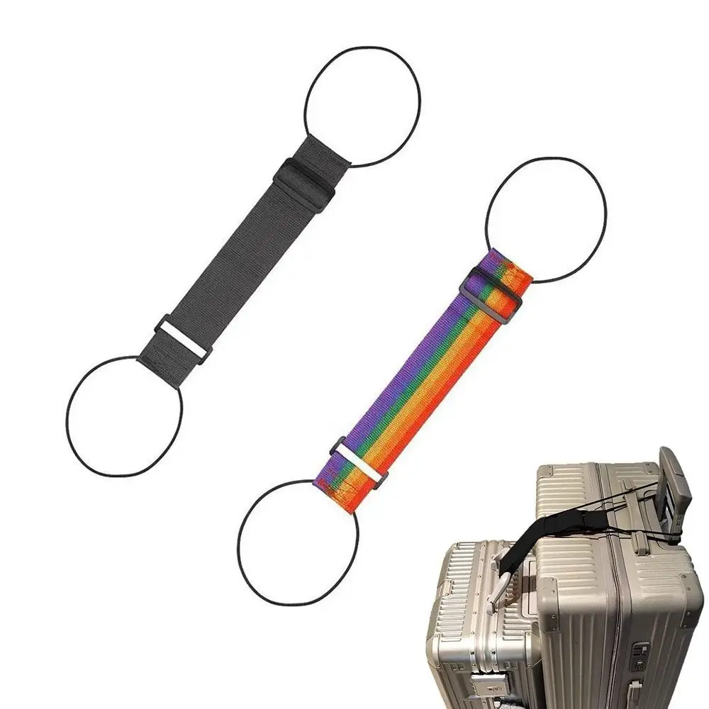 1 قطعة أو 2 قطعة الأمتعة حزام مطاط تنوعا الأمتعة موصل الأشرطة المحمولة حقيبة سفر حزام ثابت الأمتعة التعبئة حزام