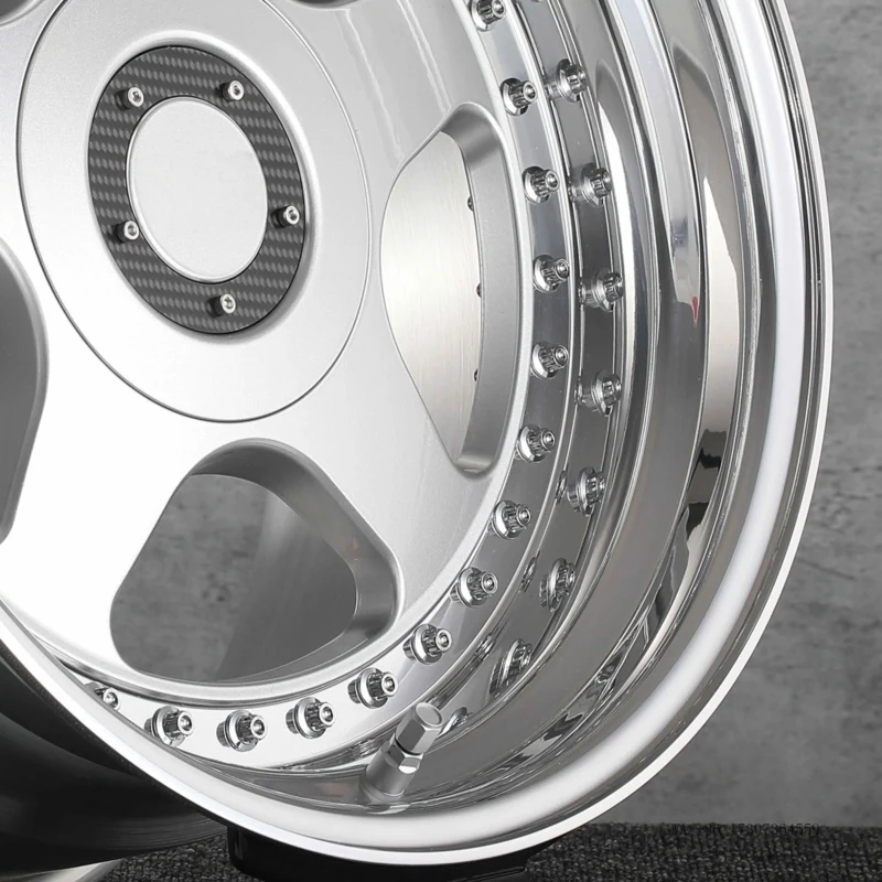 3 Piece Forged 5x120 4x100 Wheels 16 17 18 19 Inch Rims Alloy Polished Wheel Rim for BMW M5 E30 M3 E34 E36 E28 E46 E90 F30 view 4