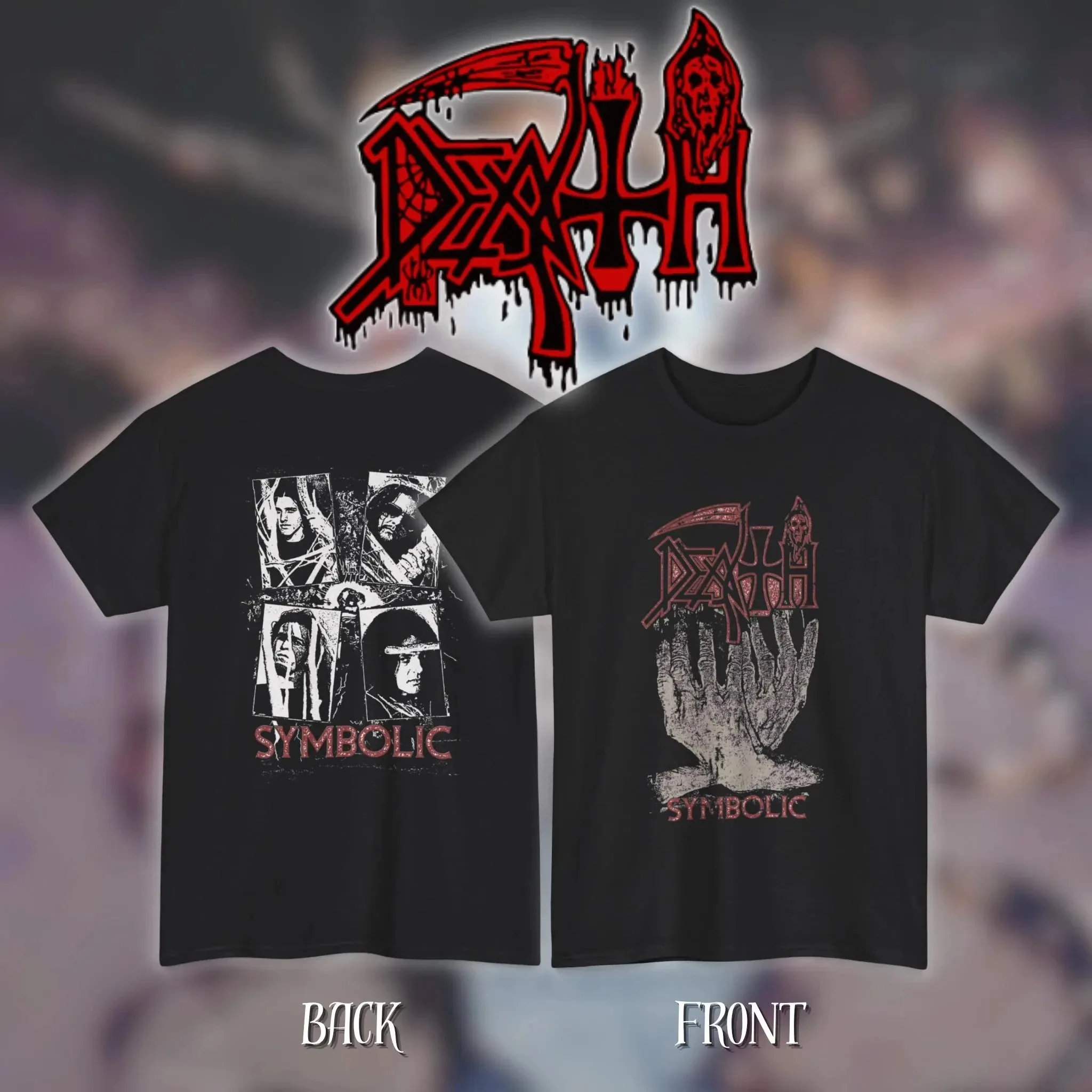 

Американская футболка Death Metal Band Death Global Tour Mercah для мужчин и женщин, хлопковая футболка с круглым вырезом, новая мода, свободный повседневный топ большого размера