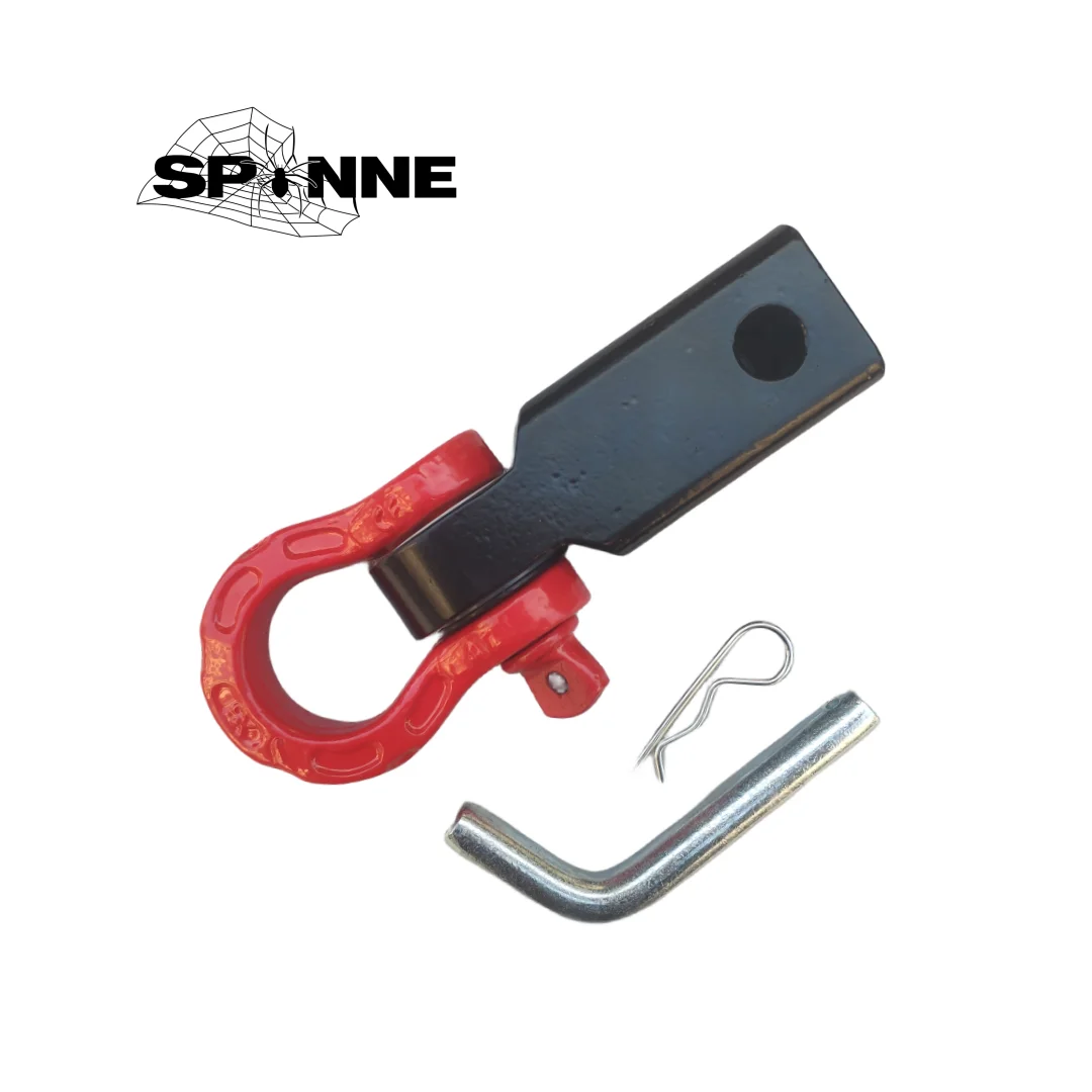 18000 Lbs 2 inch  steel Shackle   Receiver trailer hitch hook receiver with medium ring shackle