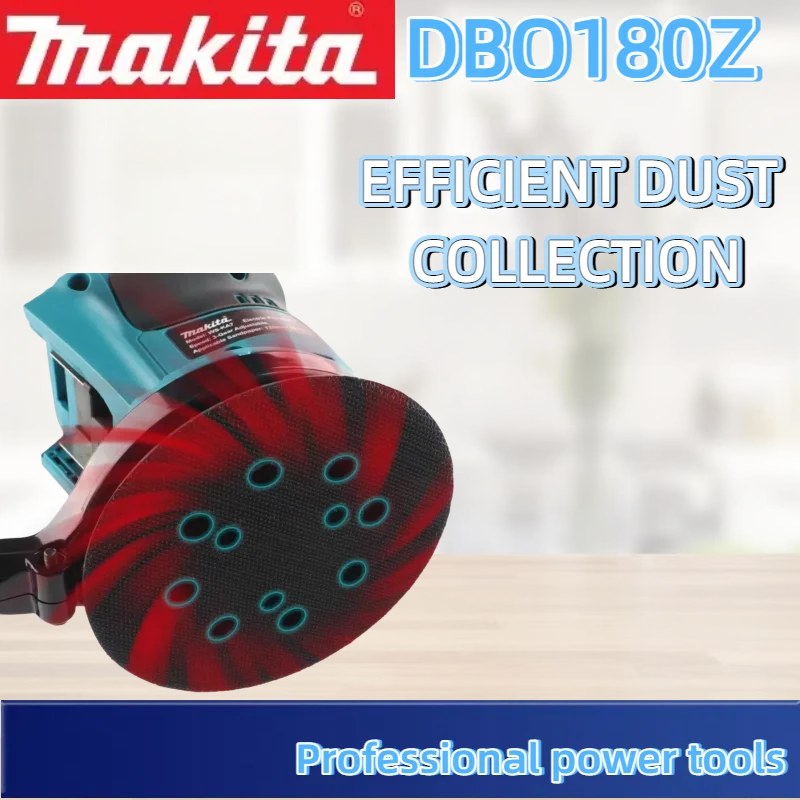 ماكيتا DBO180z ماكينة الصنفرة القابلة لإعادة الشحن ببطارية ليثيوم 18 فولت ماكينة تلميع النجارة مطحنة الرمل المعجون #4