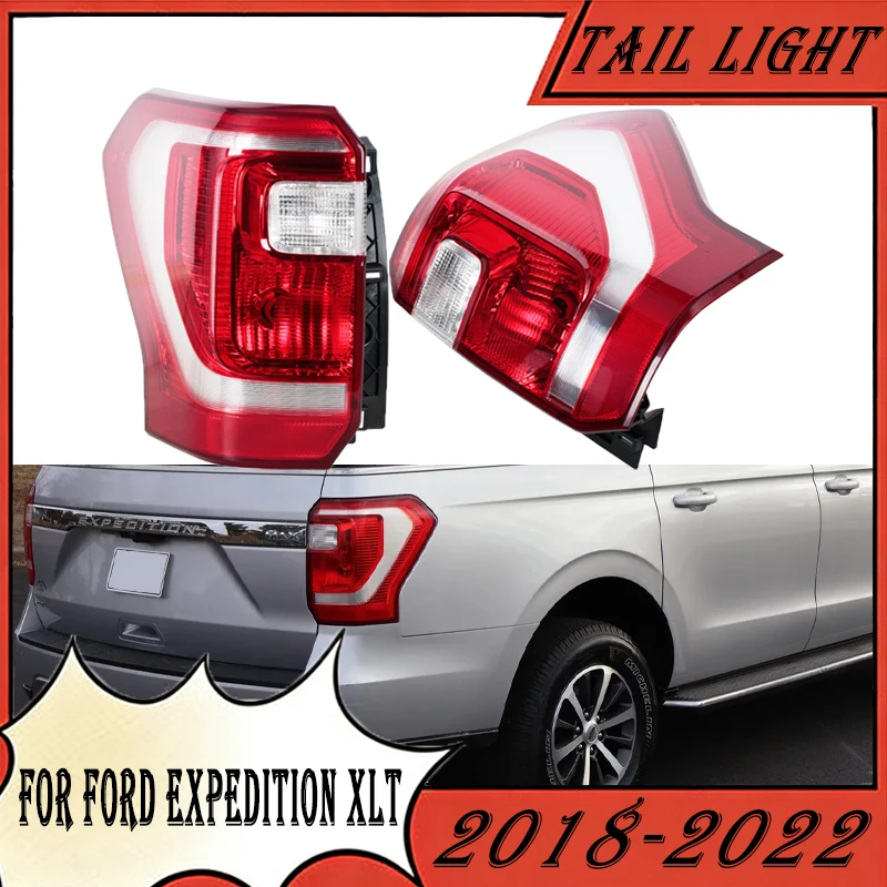 Car Rear Bumper Tail Light For Ford Expedition XLT 2018 2019-2022 Halogen Bulbs JL1Z13404G JL1Z13404G Reversing Warning Light