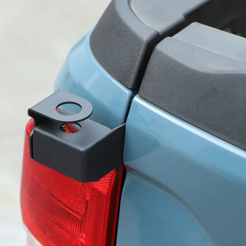 For Ford Maverick 2022-2024 Carbon Steel Black Car Trunk Rear Tailgate Antenna Bracket Base Car Accessories