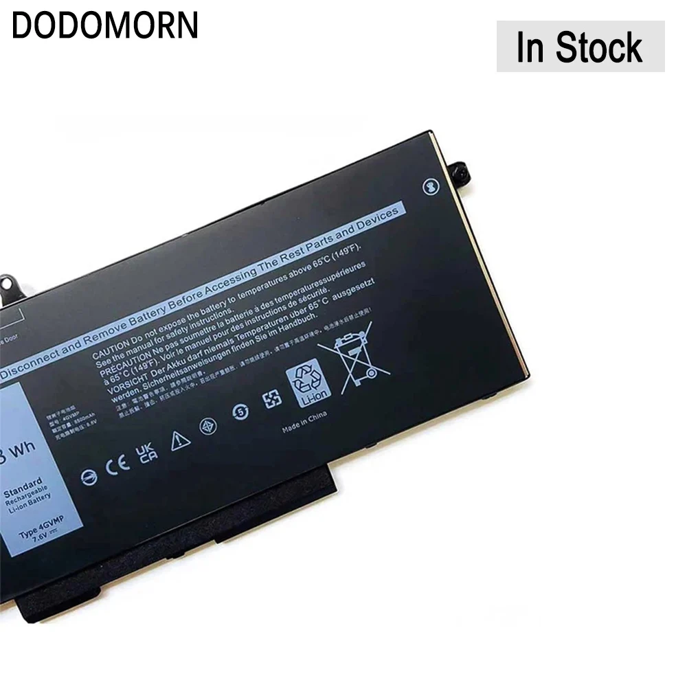 DODOMORN-4GVMP بطارية الكمبيوتر المحمول ، ديل لاتيتودي 5400 ، 5500 ، الدقة 3540 ، انسبيرون 7590 ، 7591 ، 7791 ، P84F ، P42E ، P98G001 سلسلة ، 2 في 1