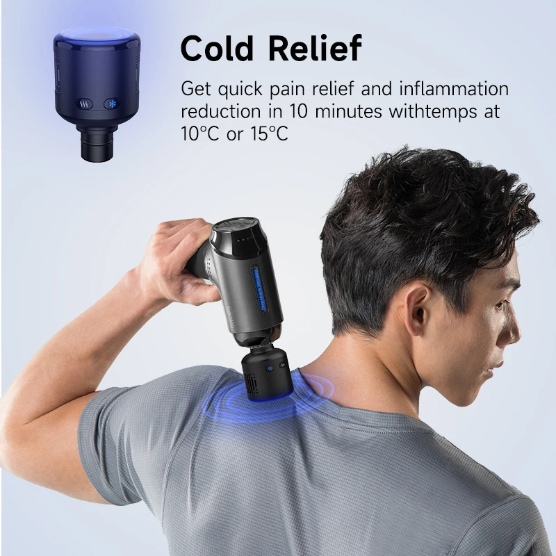 Beoka Heat and Cold Massage Gun Heads Attachments Special Customized Accessories view 3