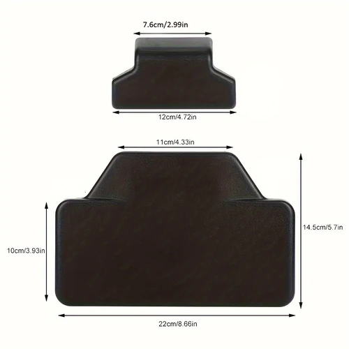 Imagen 2 del producto Almohadilla trasera para respaldo de motocicleta, pegatina para maletero + caja trasera de aluminio, reposabrazos de pasajero para BMW R1200 GS F800GS G310GS F650