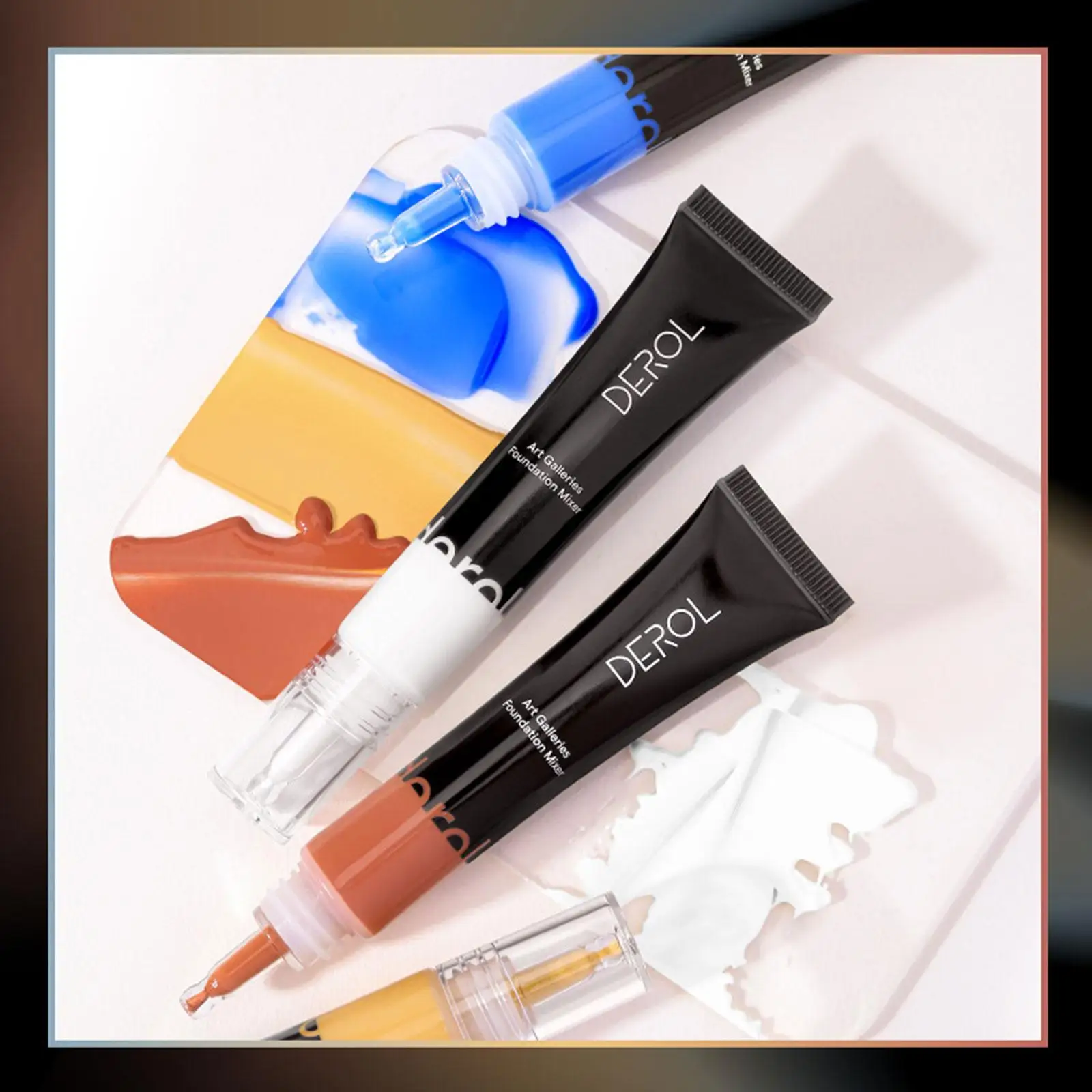 Color Corrector Makeup Foundation Color Adjuster White Custom Shades Mixer Mixing Blue Yellow Makeup Orange Pigment Foundat T2P1