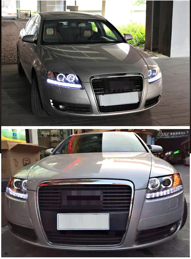 

Head Lamp for Audi A6 A6L LED Headlight 2005 2006 2007 2008 2009 2010 2011 Head Lamp Drl Projector Lens Automotive Accessories