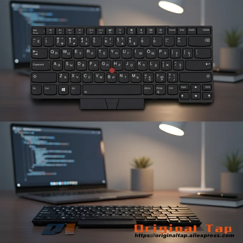 

Русская клавиатура с подсветкой для Lenovo Thinkpad E480 E485 E490 T480S T490 T495 P43S L480 L490 L380 L390 Yoga 01YP302 01YP382 01Y