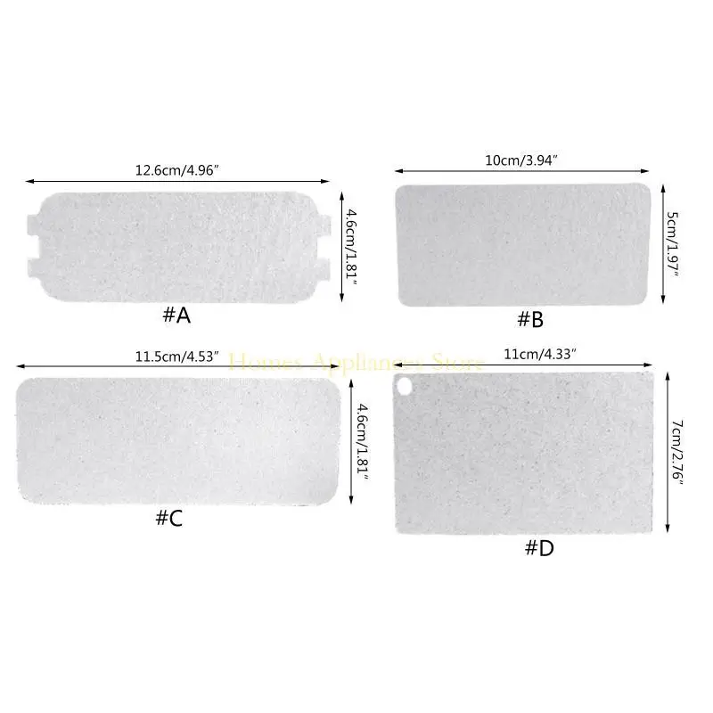 D0AB Universal Microwave Oven Plates Mica Sheets for Microwave Oven Warmating