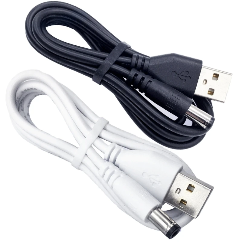 1m USB to DC35135/5521 Power Cable Cord Support Charging Wide Compatibility