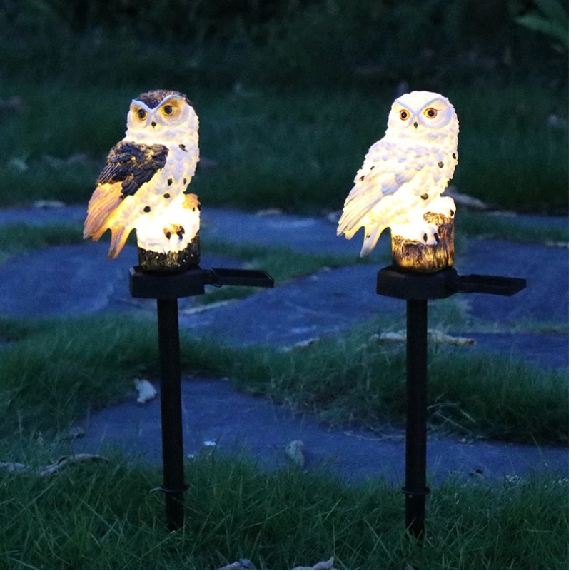 Creative LED Solar Animal Resin Lamp Courtyard Garden Landscape Lawn Decoration Atmosphere Lighting Night Light
