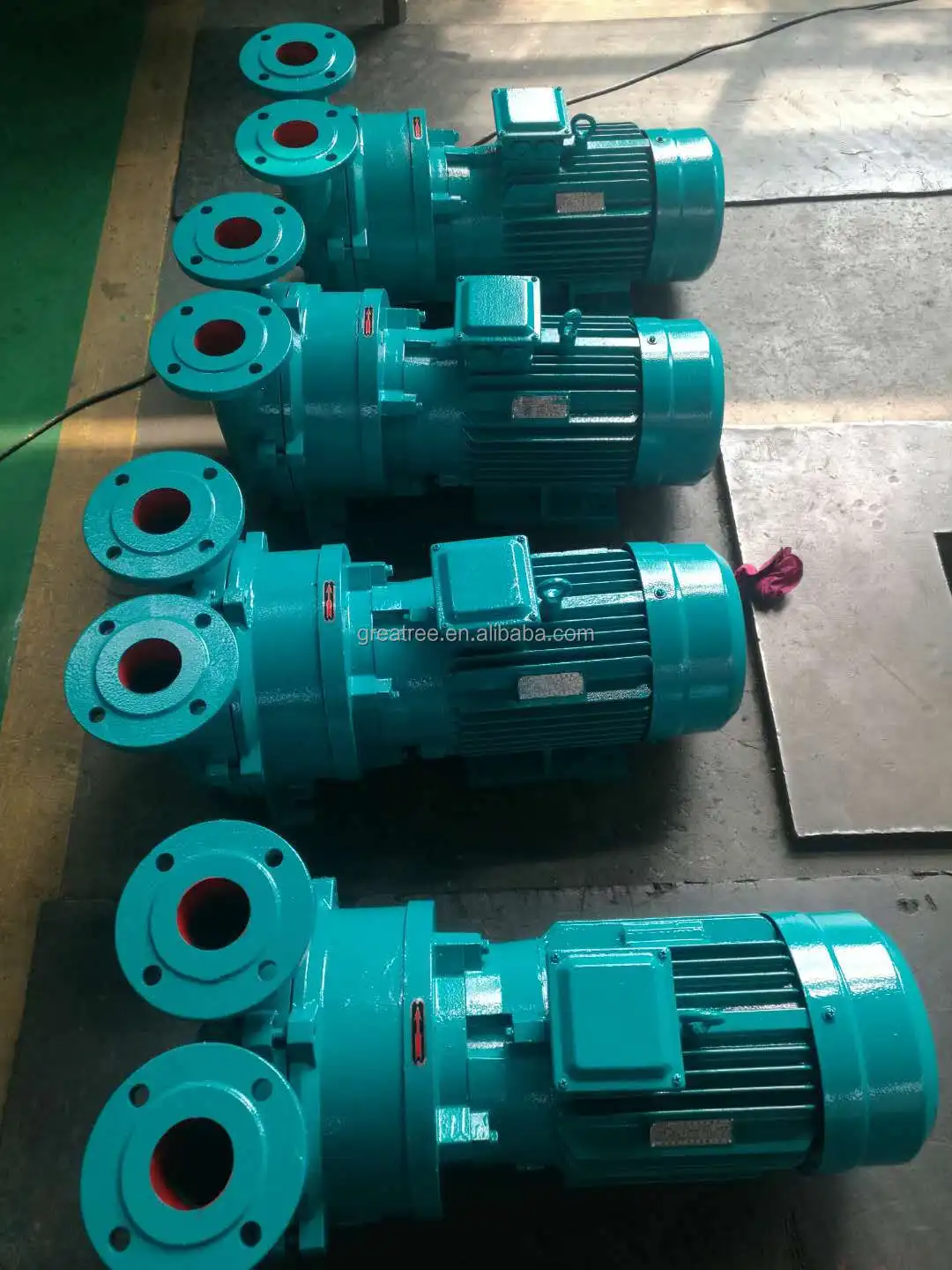 2BV cast iron/stainless steel impeller water ring vacuum pump air circulating liquid ring vacuum pump