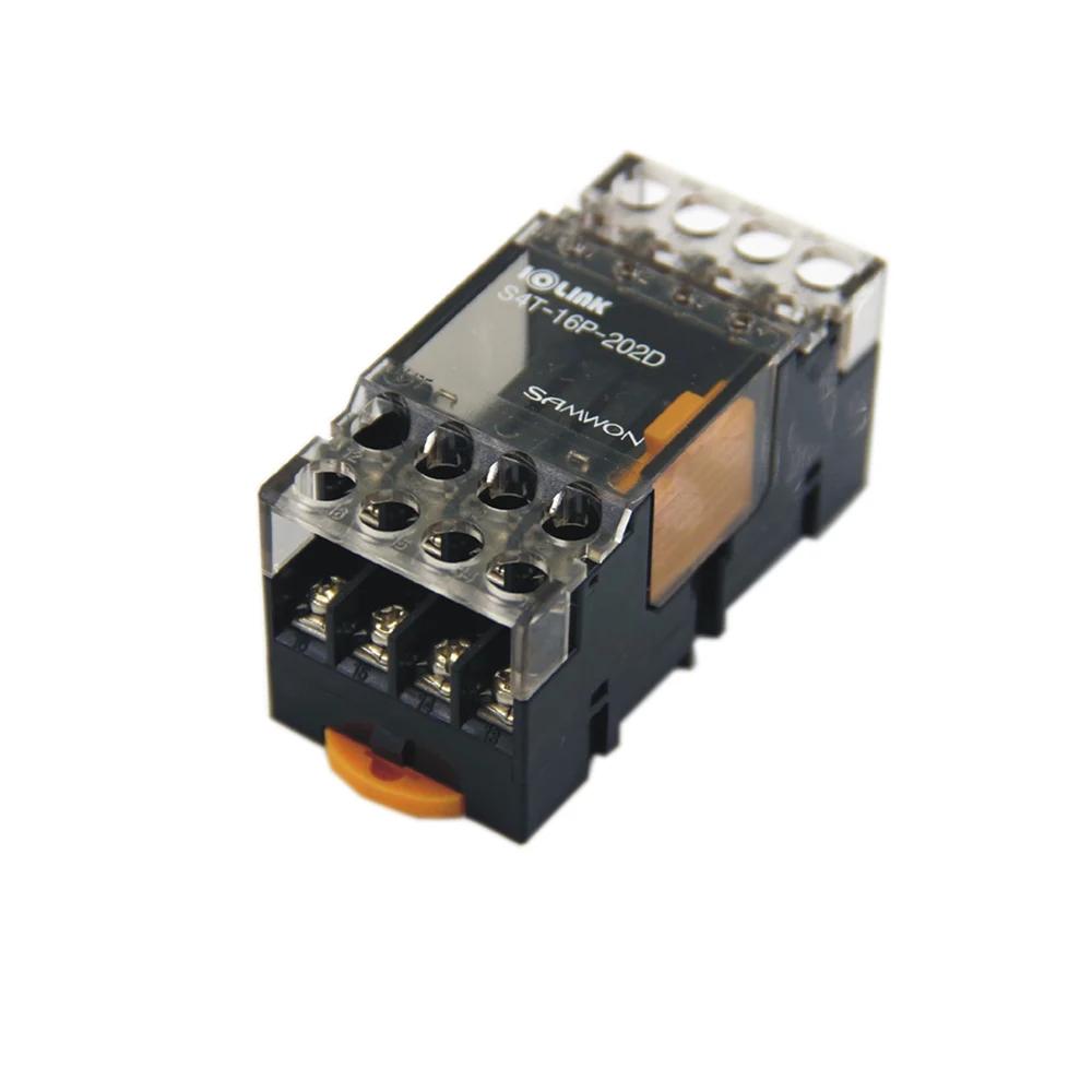 S4T-16P-202D DC24V Din Rail Solid State Relay 4-Point Module Output with 4 AQZ202D Relays SSR