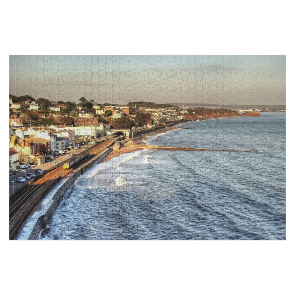 Dawlish Sea Wall Jigsaw Puzzle Photo Personalized Gifts Custom Gift Customizeds For Kids Puzzle