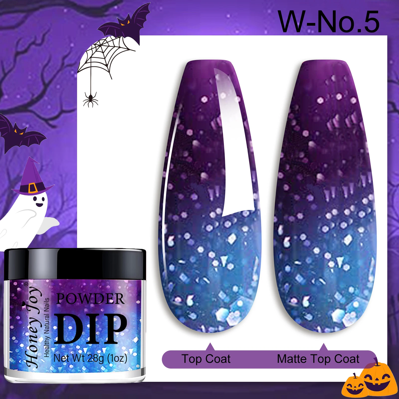 28g/Topf Acryl Tauchpulver Temperatur Farbwechsel Glanz Glitter Dip Powder System als Nagellack-Effekt Nail Art Salon DIY – Detail 6