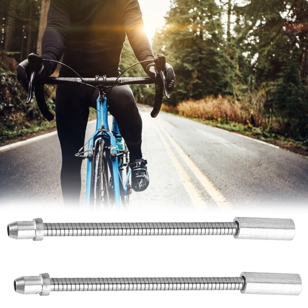 

1 Pair Stainless Steel Brake Hose Cable Lightweight Easy To Install V Brake Pipe Flexible Brake Noodle Tube