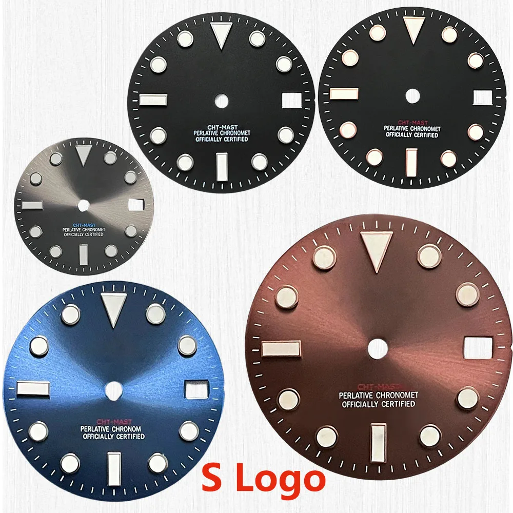 

5 Styles 28.5mm Watch Dial C3 Luminous NH35 Dial Suit For NH35/NH36 Movement Watch Modification Accessories