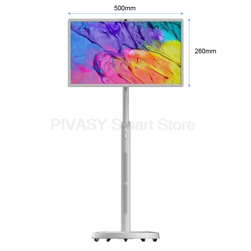 Smart Display 32 Inch Android 11 Interact Touch Screen Built-in Battery with USB Wifi Bluetooth Moveable Stand HD Lcd Smart Tv