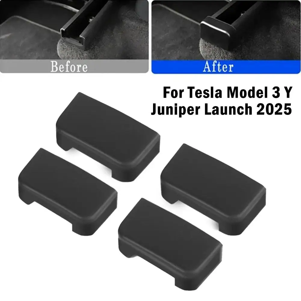 

Для Tesla Y Juniper Launch 2025, направляющая для заднего сиденья, резиновая заглушка, защита салона автомобиля, аксессуары для Tesla I3A2