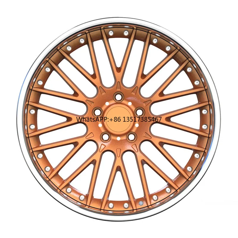 

Customized Forged 18-22 Inch Luxury Passenger Car Wheels 18x9 5x114.3/5x100 New Gold Finish Sport Style with 5 Holes