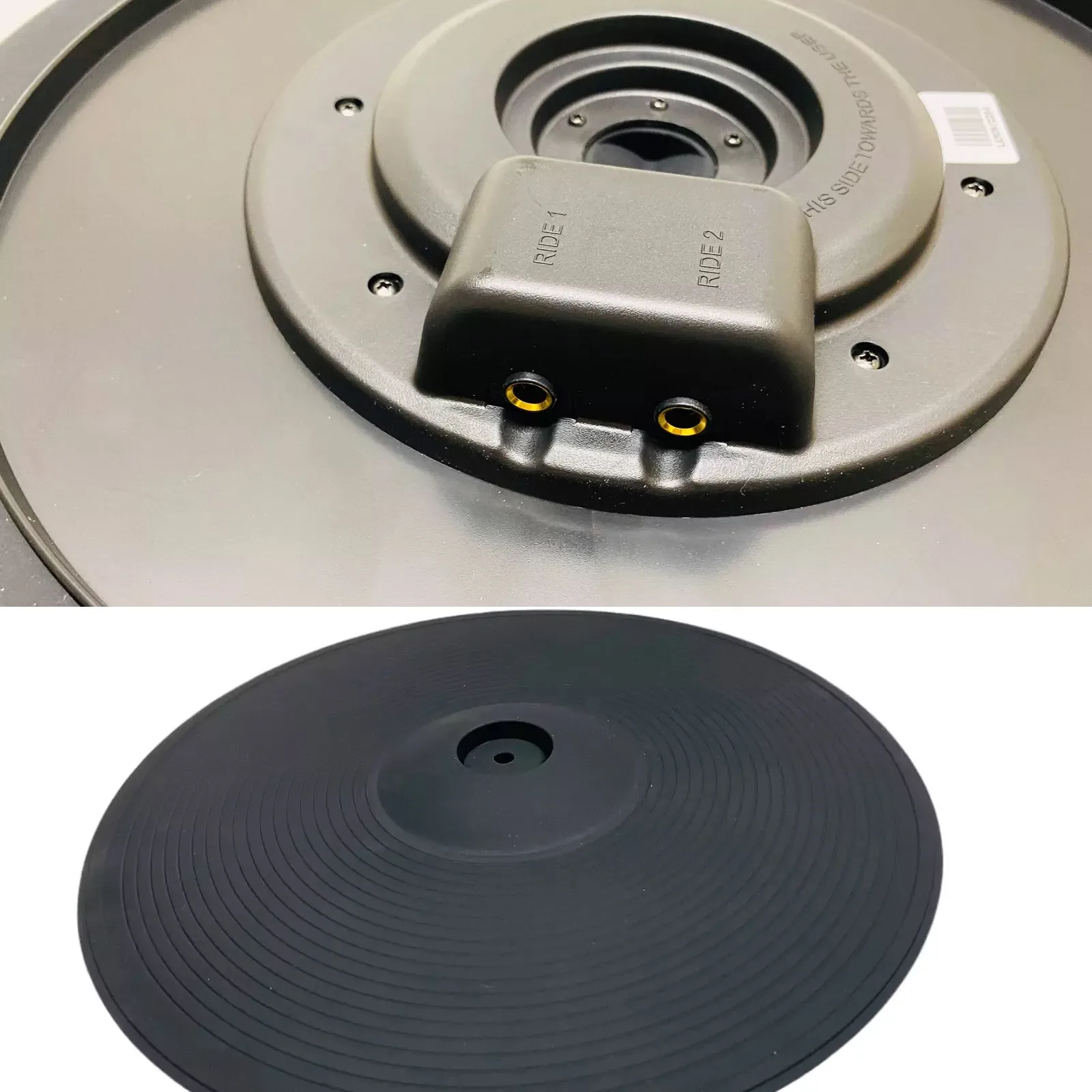 For Lemon drum 15” Triple Zone Ride Cymbal for Roland Alesis Kit 15” 3 zone ride cymbal