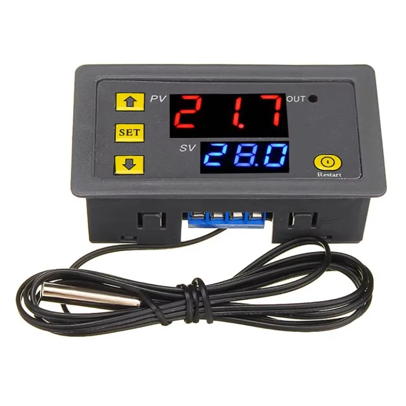 

High Precision Quality W3230 Thermostat 12V 24V 110V 220V termostat0 Temperature Controller with Light Emitting