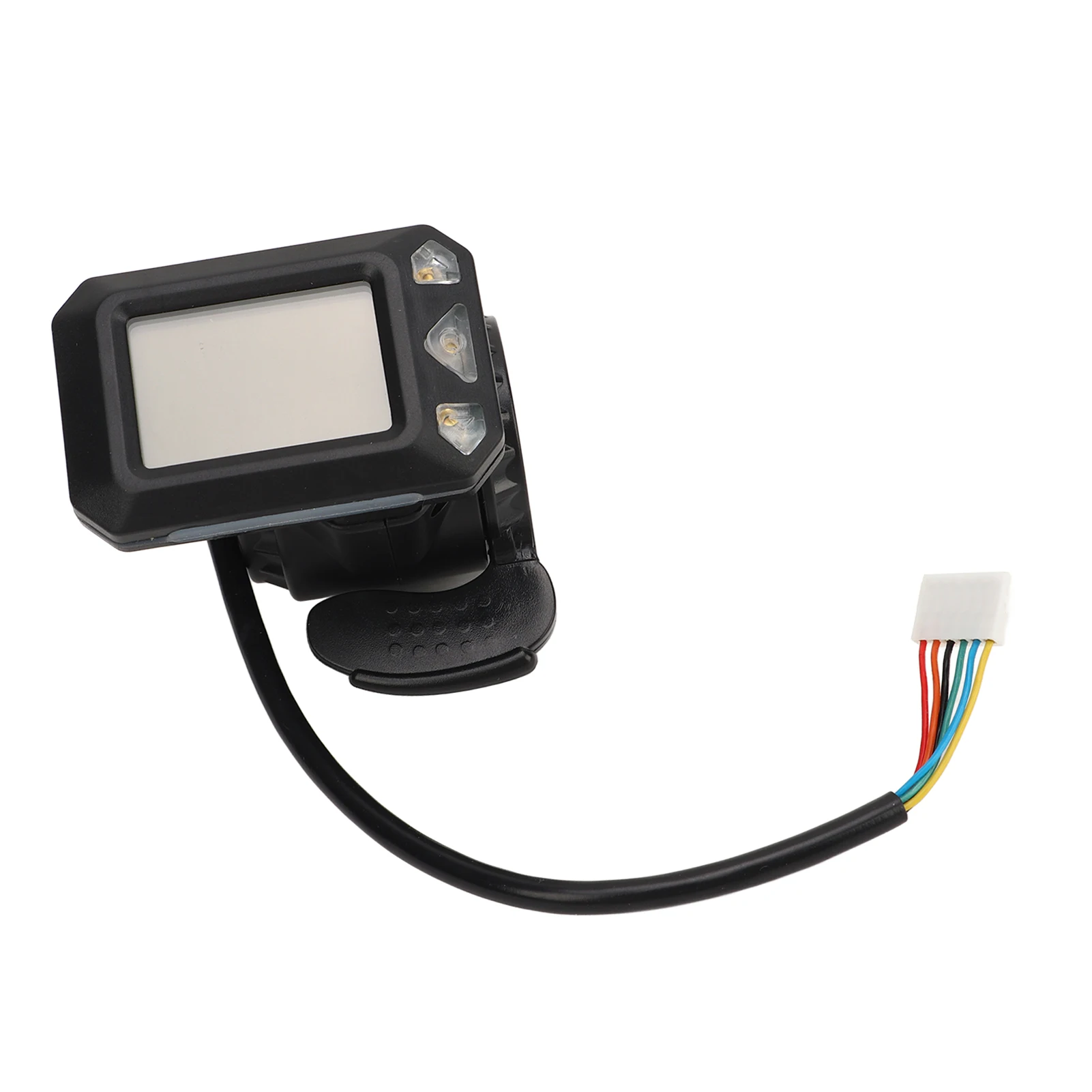 36V 6 Pins Electric Scooter Thumb Throttle Display Integrated Hall Thumb Throttle Display for 5.5‑6.5 Inch Small Scooter