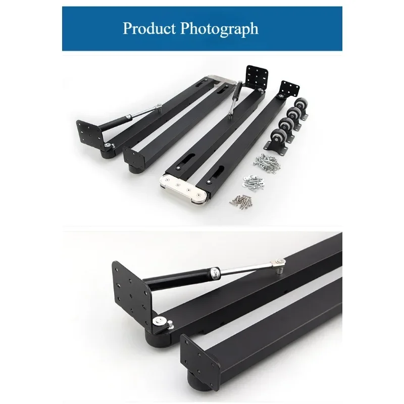 Flip Down Multifunctional Telescopic Bar Counter Dining Table Invisible Folding Table Folding Table Hardware Accessories