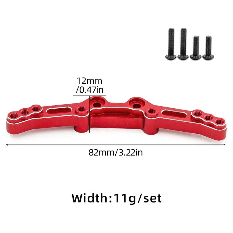 Amortiguadores de placa amortiguadora trasera de estabilidad adecuados para coche de Control remoto 1/10 4-TEC