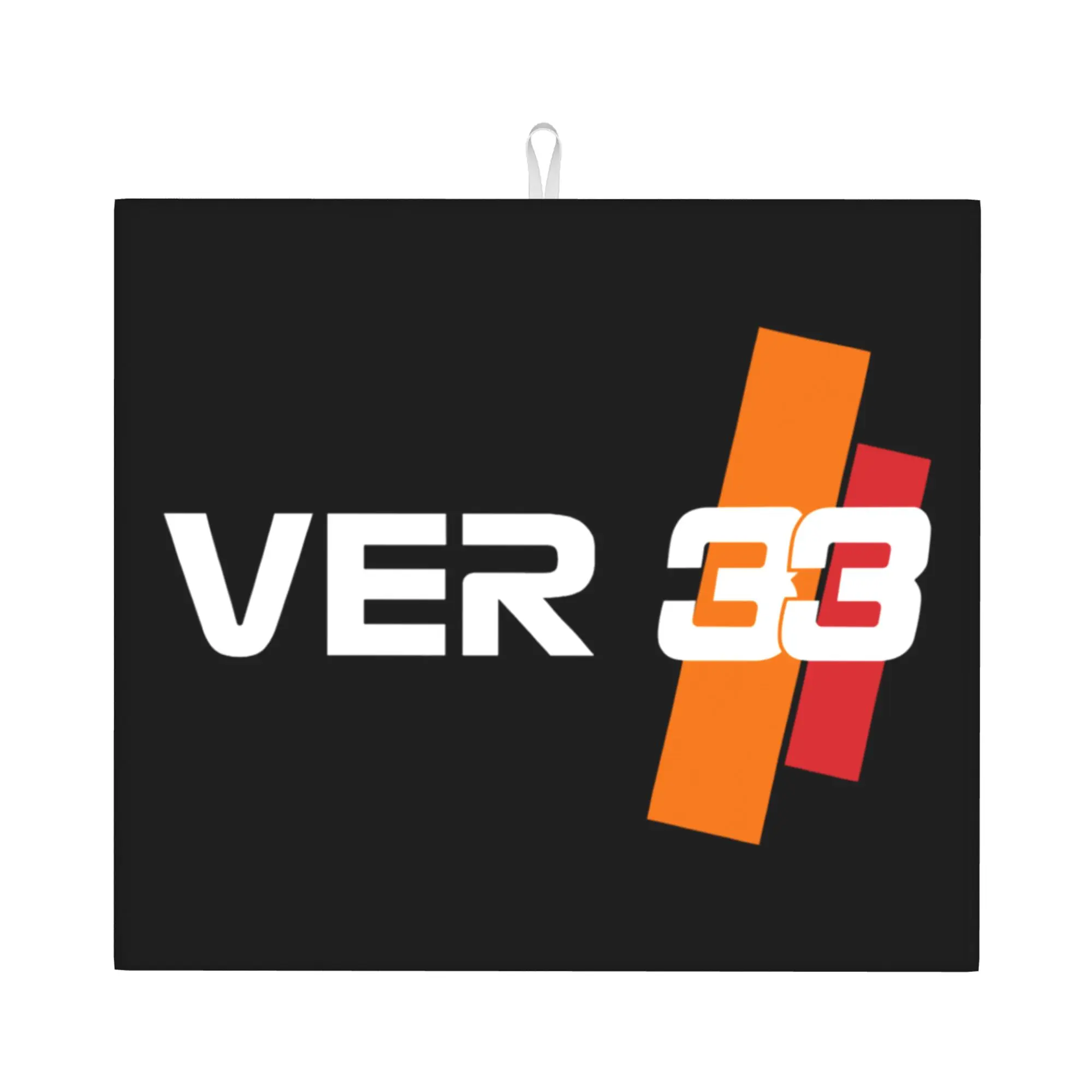 Dutch Racing Driver Verstappens 33 Formula Non‑Slip Waterproof Absorbent Barware Tableware Oil Proof Drying Mat For Kitchen
