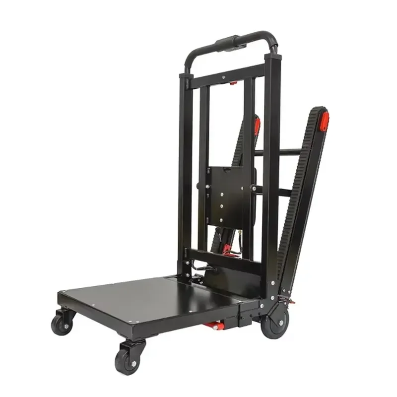 Portable Aluminum Alloy Electric Stair Climber Cart 600kg Capacity Heavy 48V Stair Climbing Hand Truck for Furniture - view 6