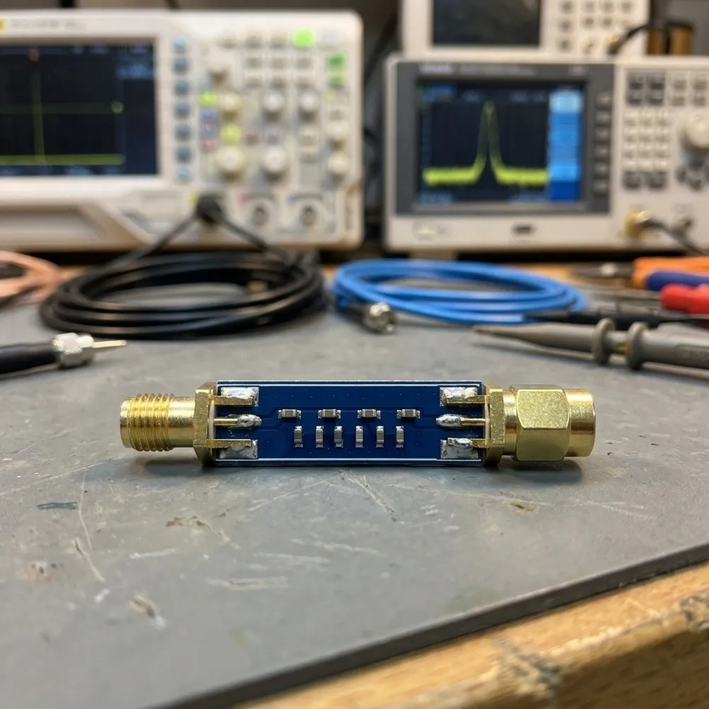 1pcs RF Bandpass Filter Module With Interface PCB For Radio Frequency Signal Filtering Test Equipment