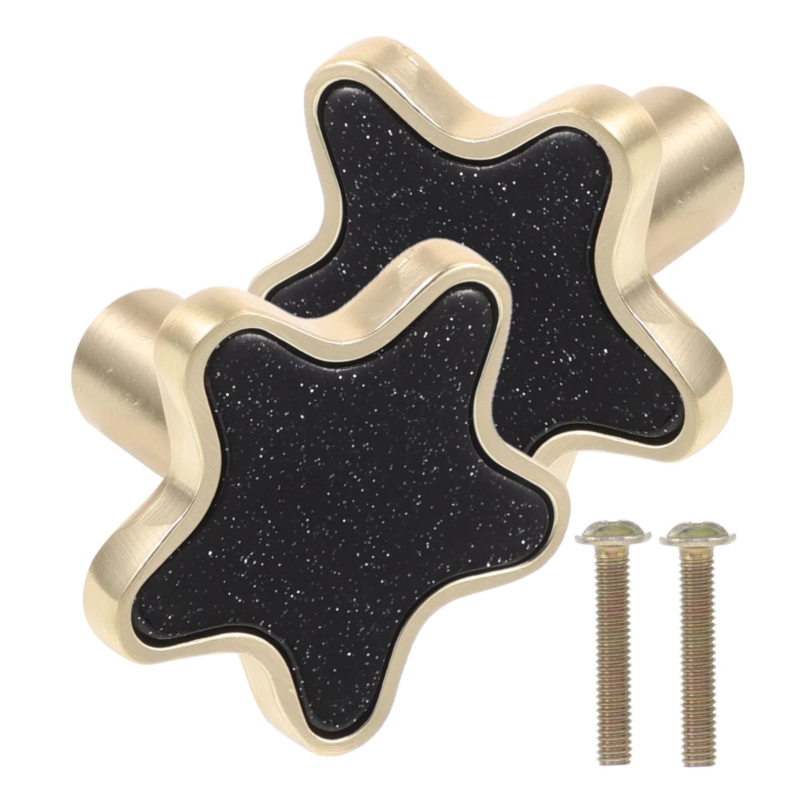 

2pcs Nordic Style Cabinet Handles Star-Shaped Zinc Alloy Pulls For Kitchen Bathroom Wardrobe Drawer Furniture Hardware