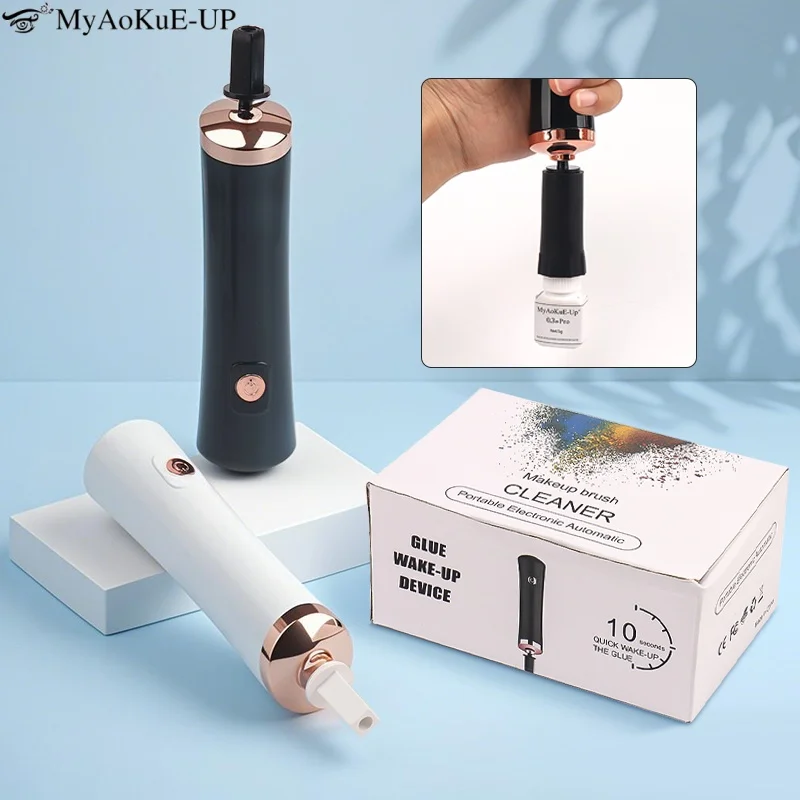 まつげ接着剤シェーカー電気覚醒剤マニキュアタトゥーインク顔料液体バイブレーター覚醒デバイスまつげ接着剤メイクアップツール