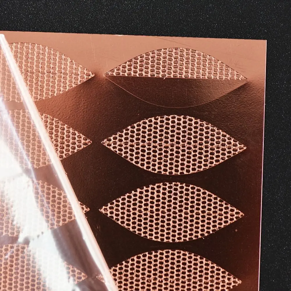 レースペーストメイクアップツールアイリフトストリップ目に見えないアイステッカー自己粘着繊維レースメッシュまぶたステッカー二重まぶたテープ