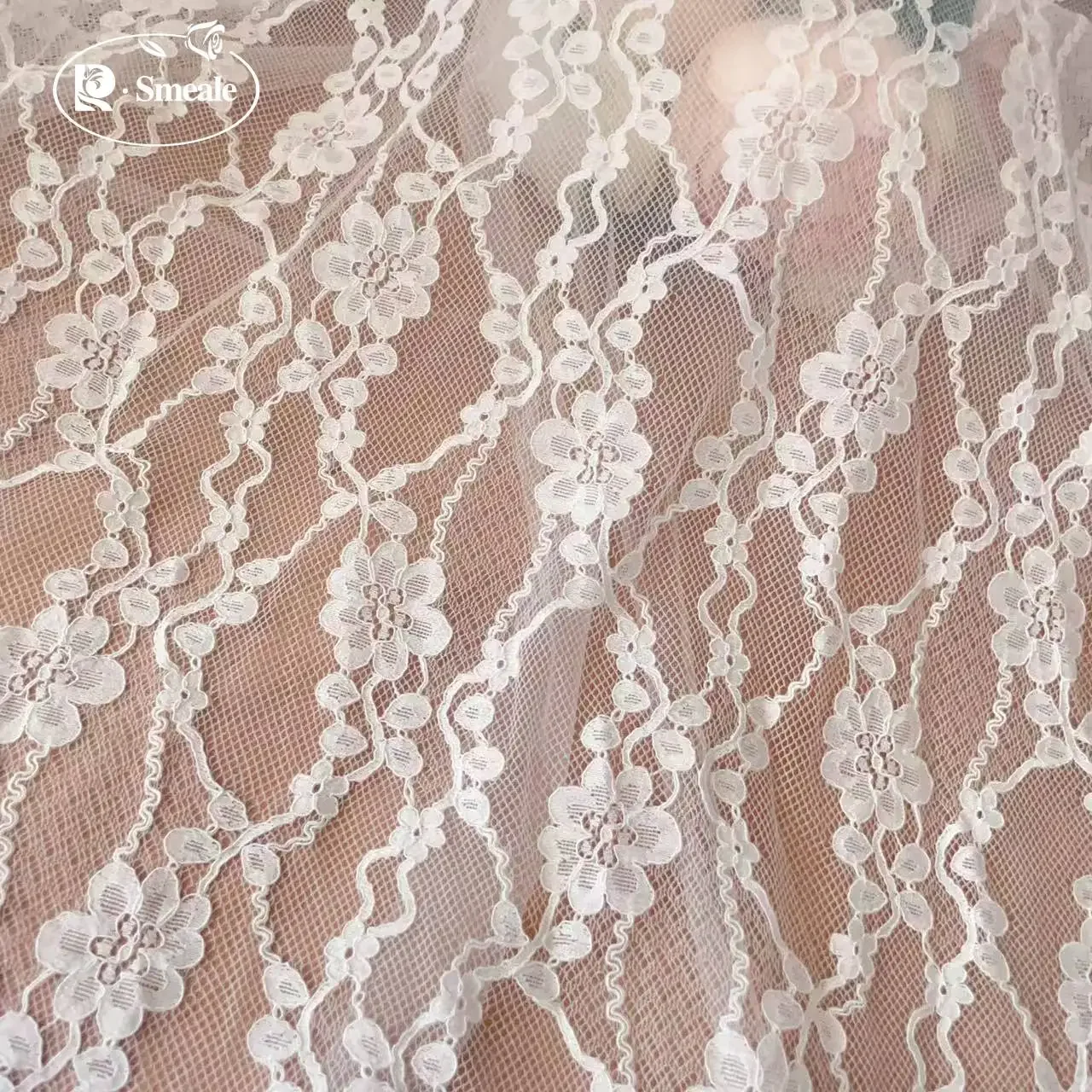French Lace Fabric.High Quality Border Lines Wedding Dress DIY Children's .Soft and Skin Friendly Underwear Sewing Accessories3