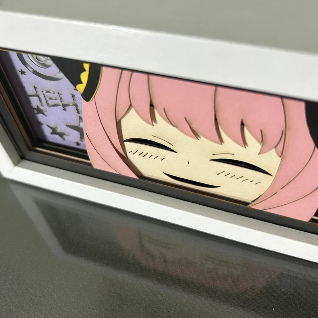 Decorative Lights Spy X Family Anya Smug Anime Led Light Box For Room Decor Cute Desk Lamp Birthday Gift Table Lamp Yor Forger