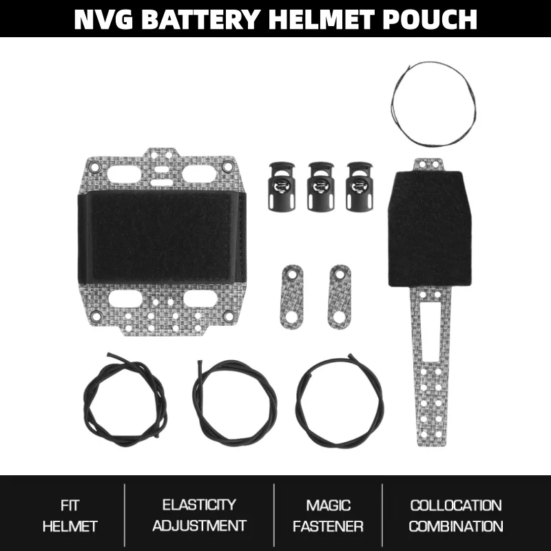 

NVG Helmet Battery Pouch | Hunting Power Pack Carrier | For Night Vision Headsets Storage accessories