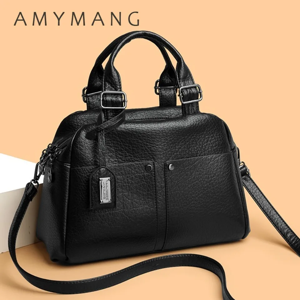 

Genuine Brand Top Quality Pu Leather Casual Tote Bag Luxury Handbags Women Bags Designer Shoulder Hand Bags for Women Sac A Main